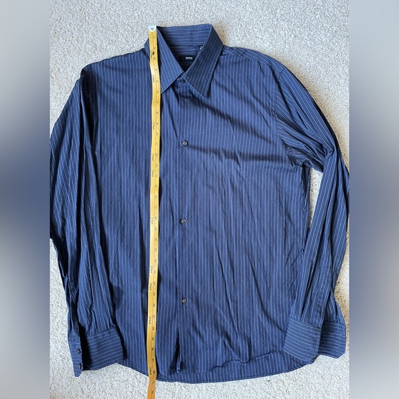 MENS HUGO BOSS DRESS SHIRT - 17 36/37 SLIM FIT - Picture 3 of 5